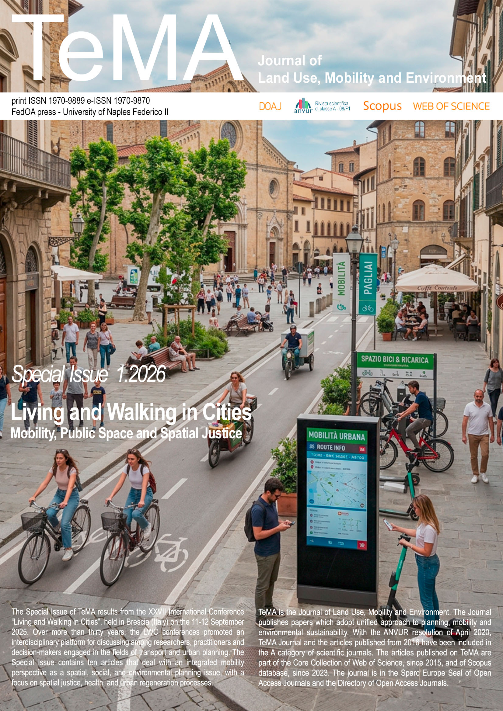 					View No. 1 (2026): Living and Walking in Cities: Mobility, Public Space and Spatial Justice
				